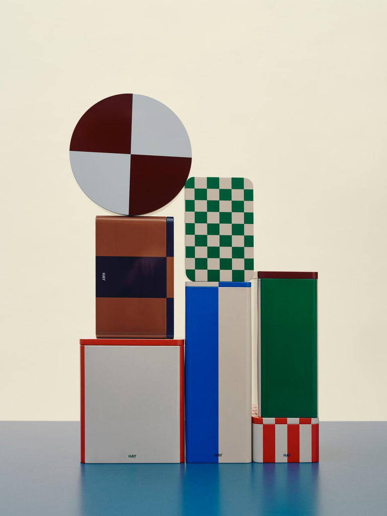 HAY Vorratsdose "Tin Container Small" Red/White