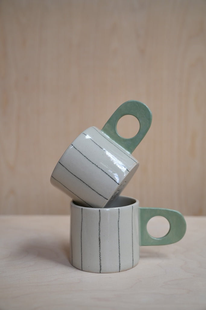Keramik Unikat-Kunst Tasse "Simple" - #18