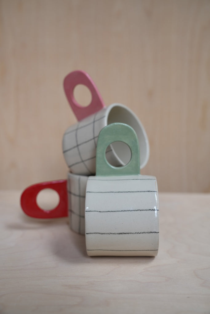 Keramik Unikat-Kunst Tasse "Simple" - #18