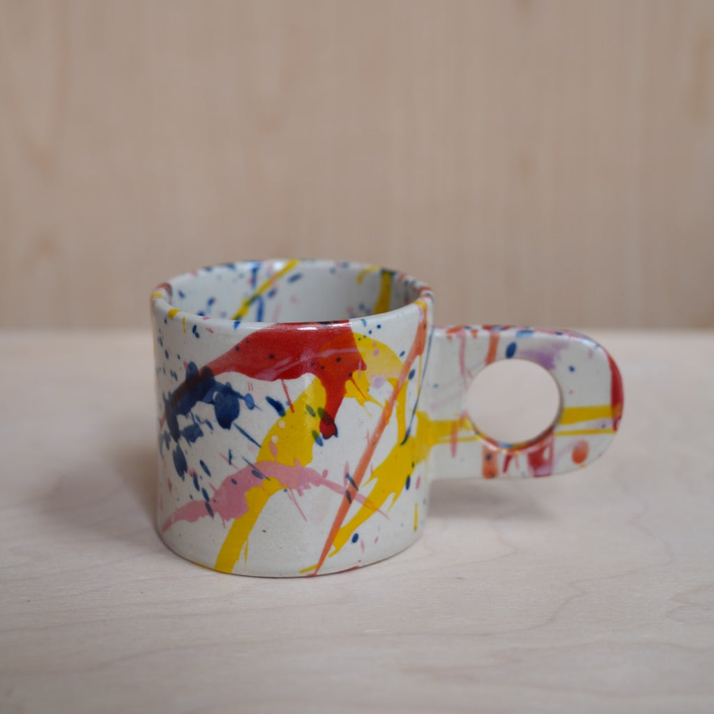 Keramik Unikat-Kunst Tasse "Speckles" - #21