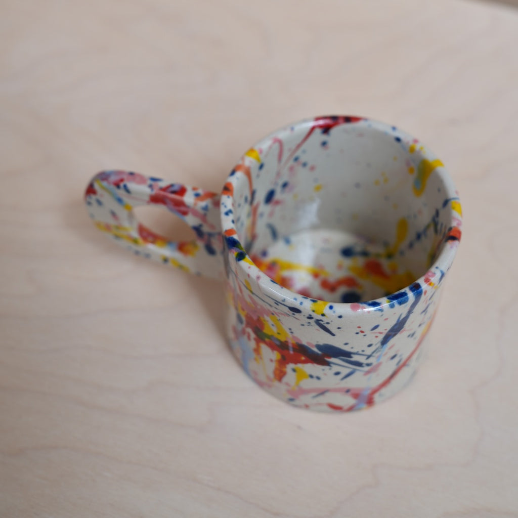 Keramik Unikat-Kunst Tasse "Speckles" - #21