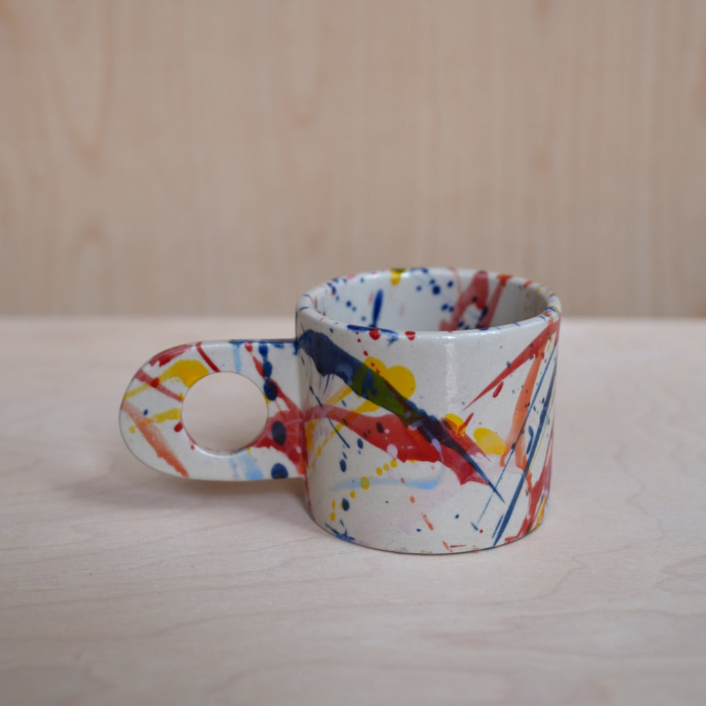 Keramik Unikat-Kunst Tasse "Speckles" - #22