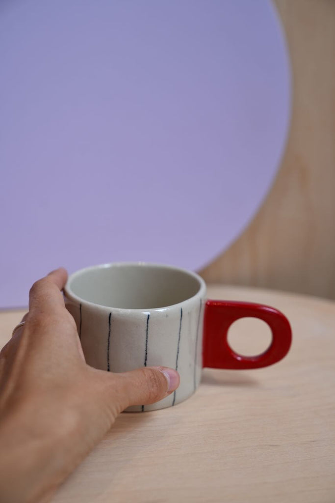 Keramik Unikat-Kunst Tasse "Simple" - #25