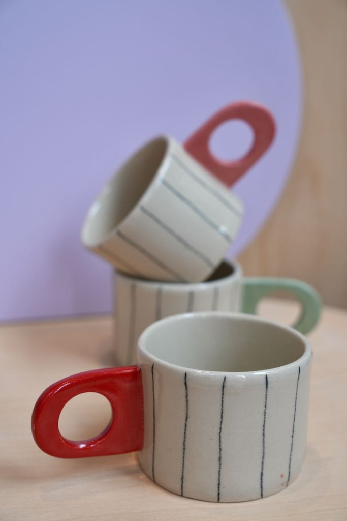 Keramik Unikat-Kunst Tasse "Simple" - #24