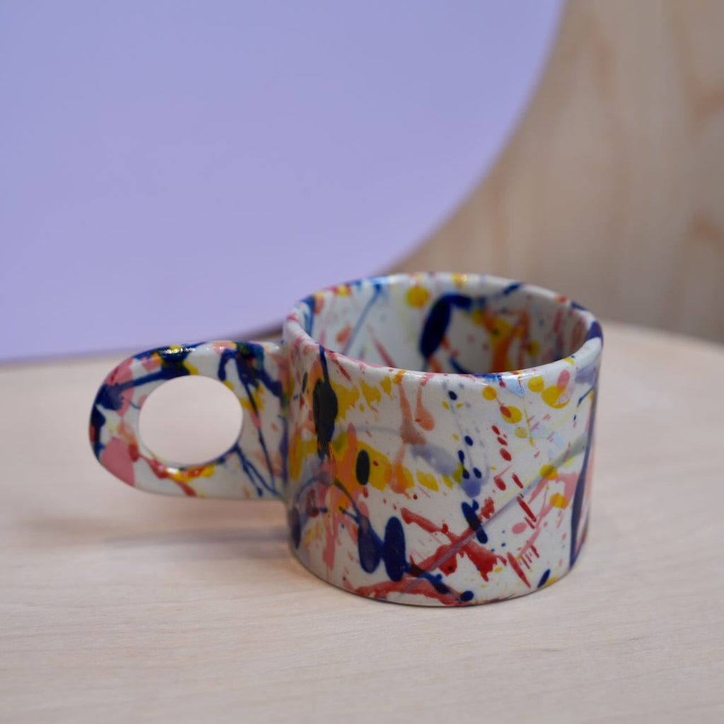 Keramik Unikat-Kunst Tasse "Speckles" - #30