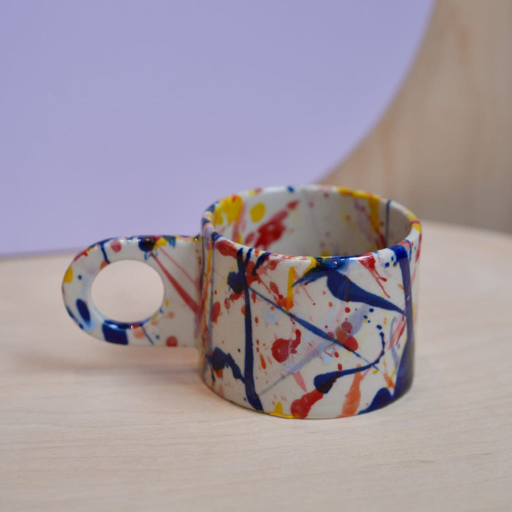Keramik Unikat-Kunst Tasse "Speckles" - #31
