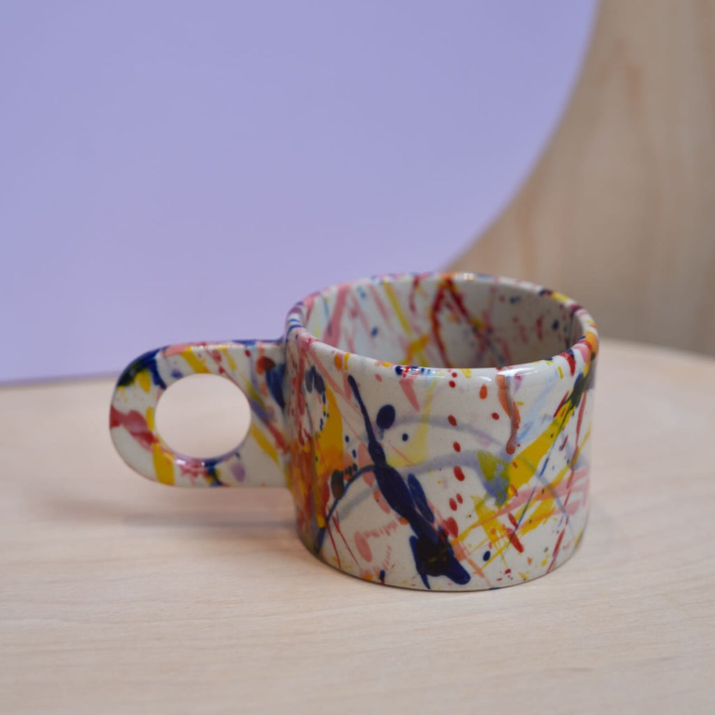 Keramik Unikat-Kunst Tasse "Speckles" - #32