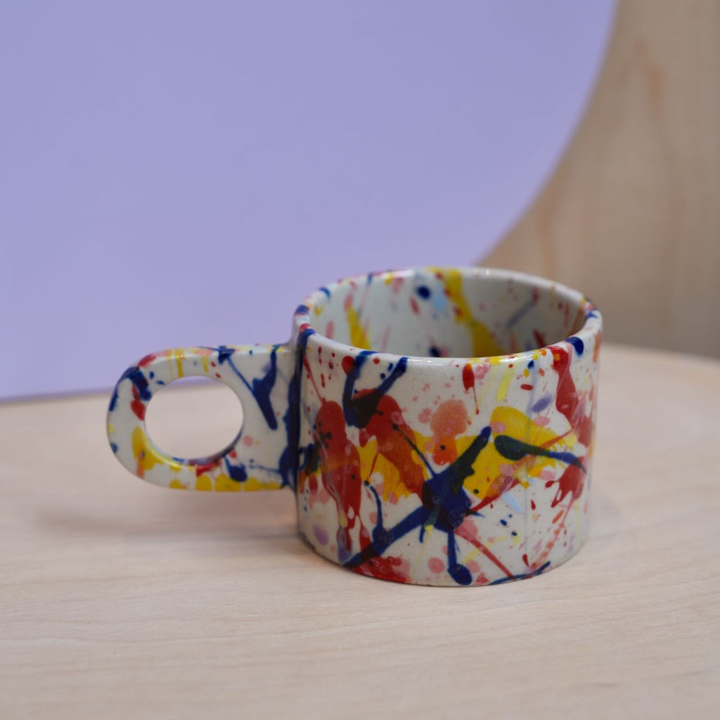 Keramik Unikat-Kunst Tasse "Speckles" - #33
