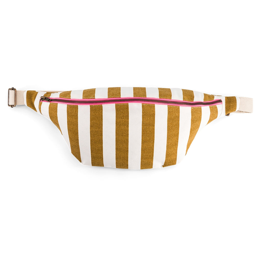 Tasche "Bum Bag" Stripes Caramel