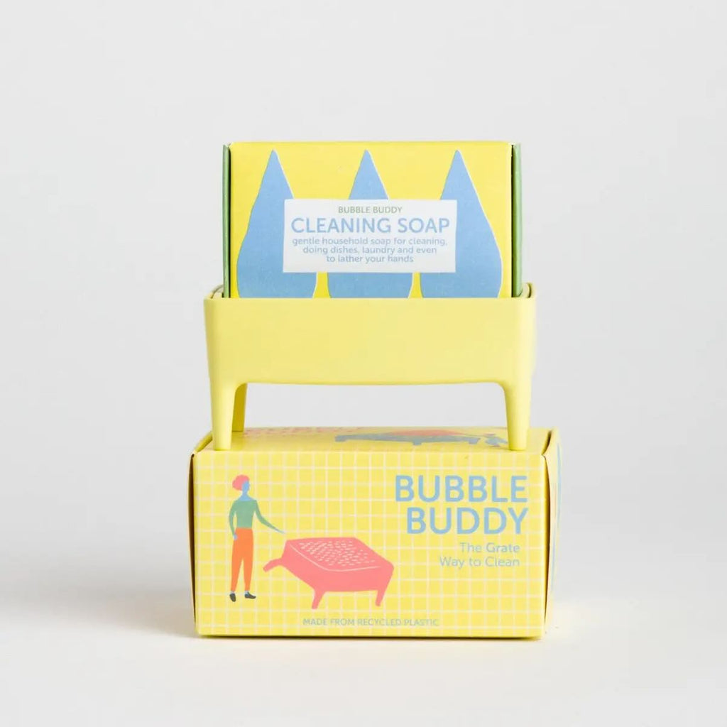 Seifenablage "bubble buddy kits + soap" mellow yellow