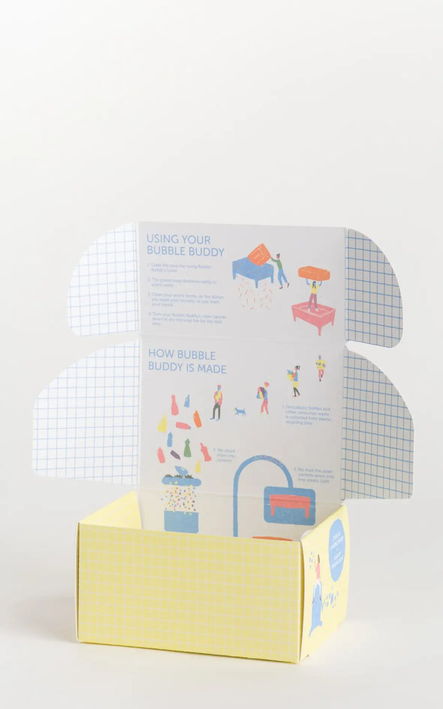 Seifenablage "bubble buddy kits + soap" mellow yellow