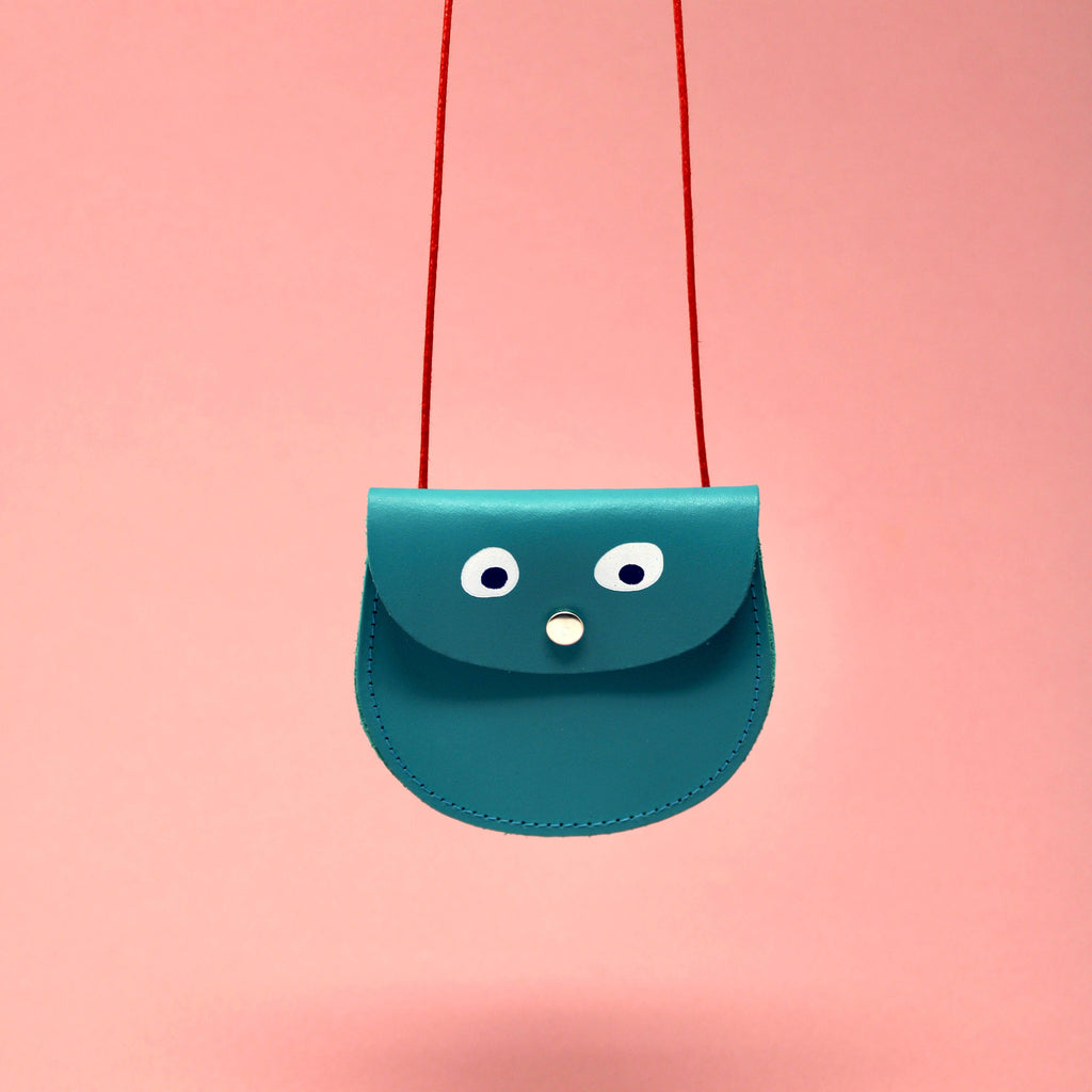 Geldbörse "Googly Eye String" Grün