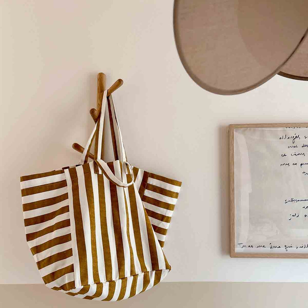 Tasche "Elisa Bag" Stripes Caramel