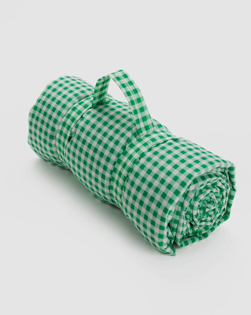 Picknickdecke "Puffy Picnic Blanket" - Green Gigham