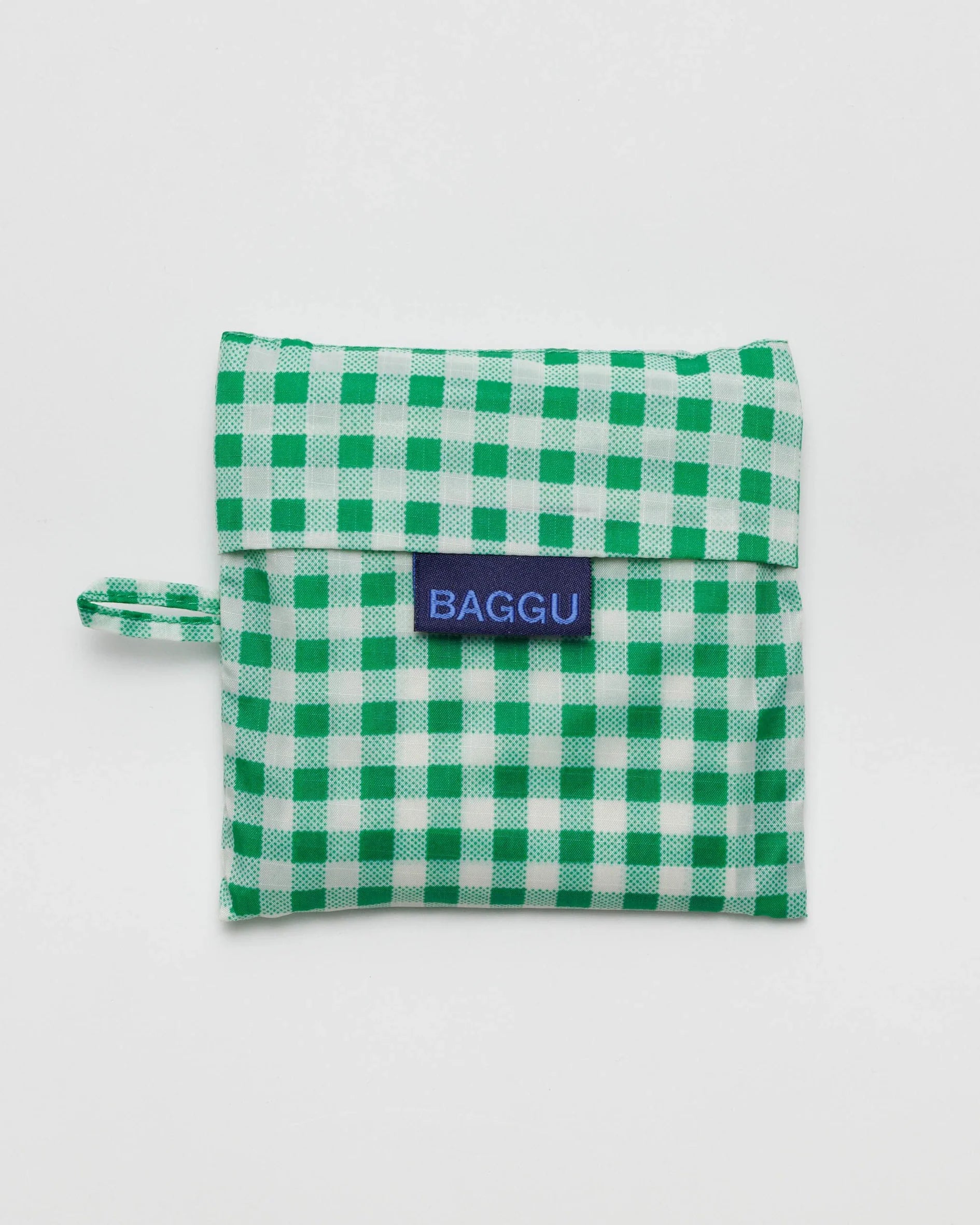Tasche Standard Baggu Green Gingham Studio Bloom