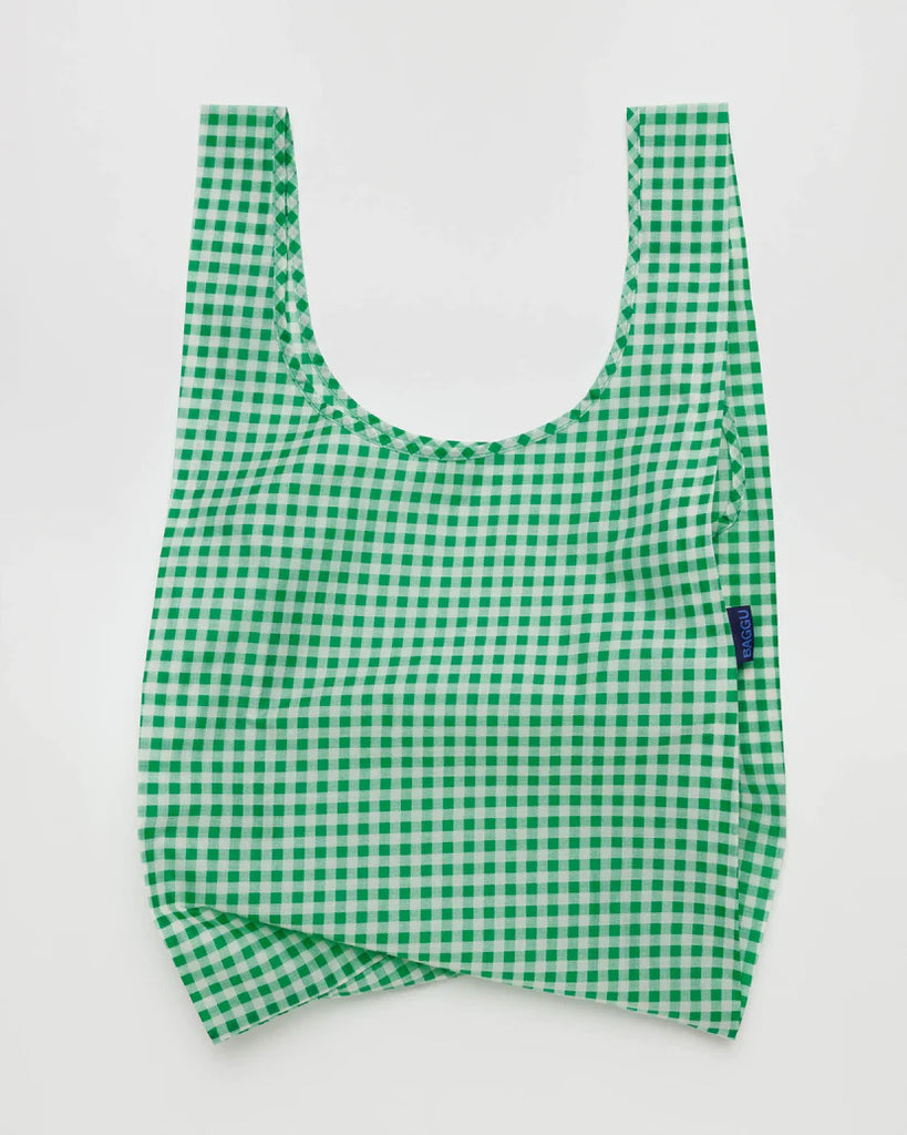 Tasche Standard Baggu Green Gingham Studio Bloom