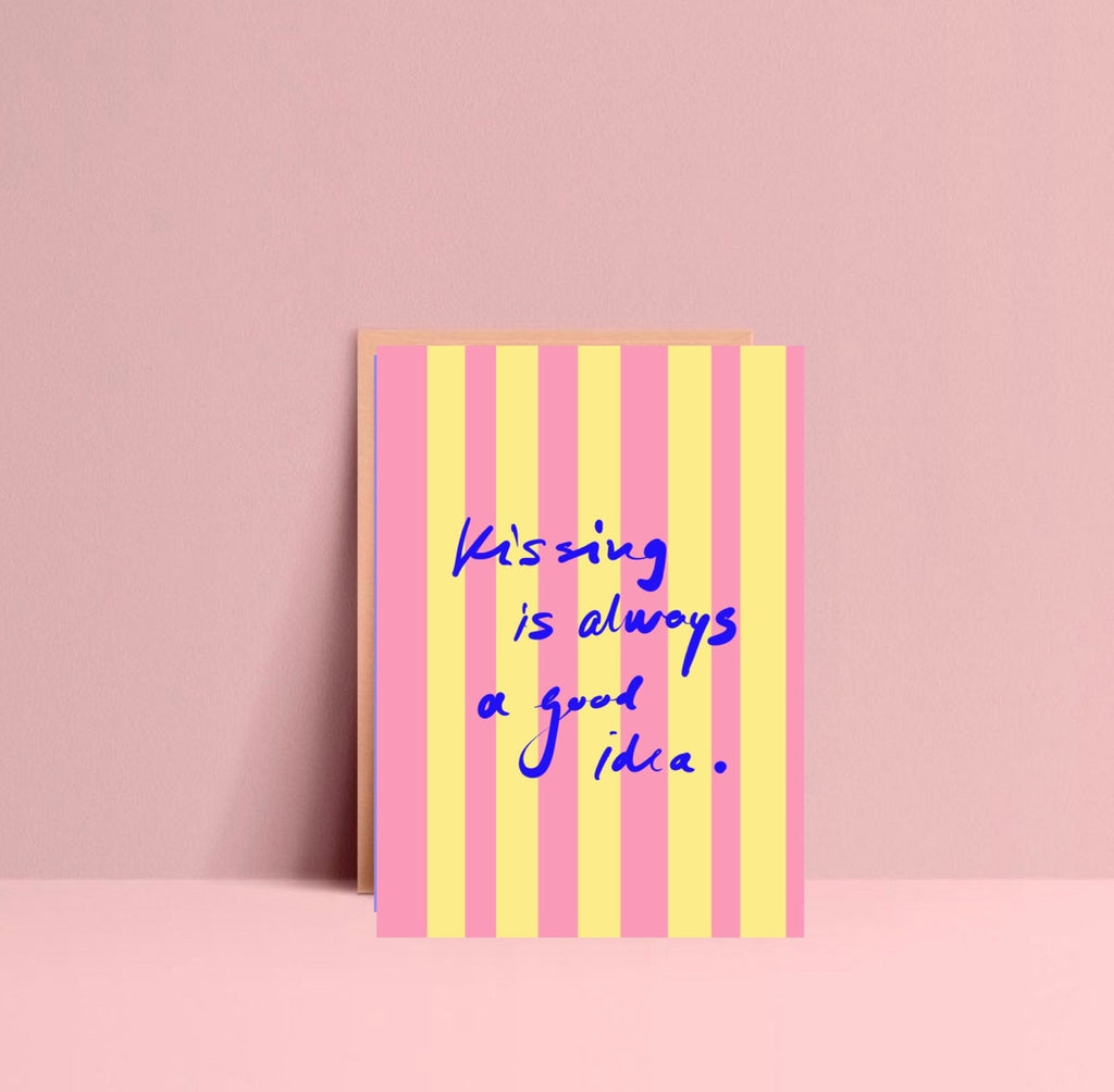 Postkarte "Kissing"