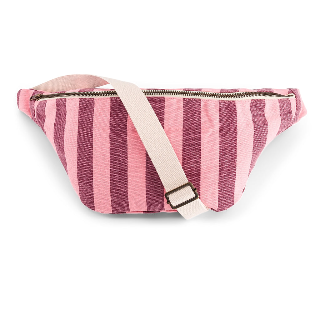 Tasche "Bum Bag" Stripes Flamingo Bordeaux