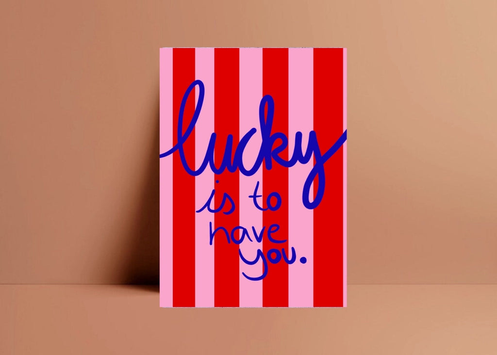 Postkarte "Lucky"