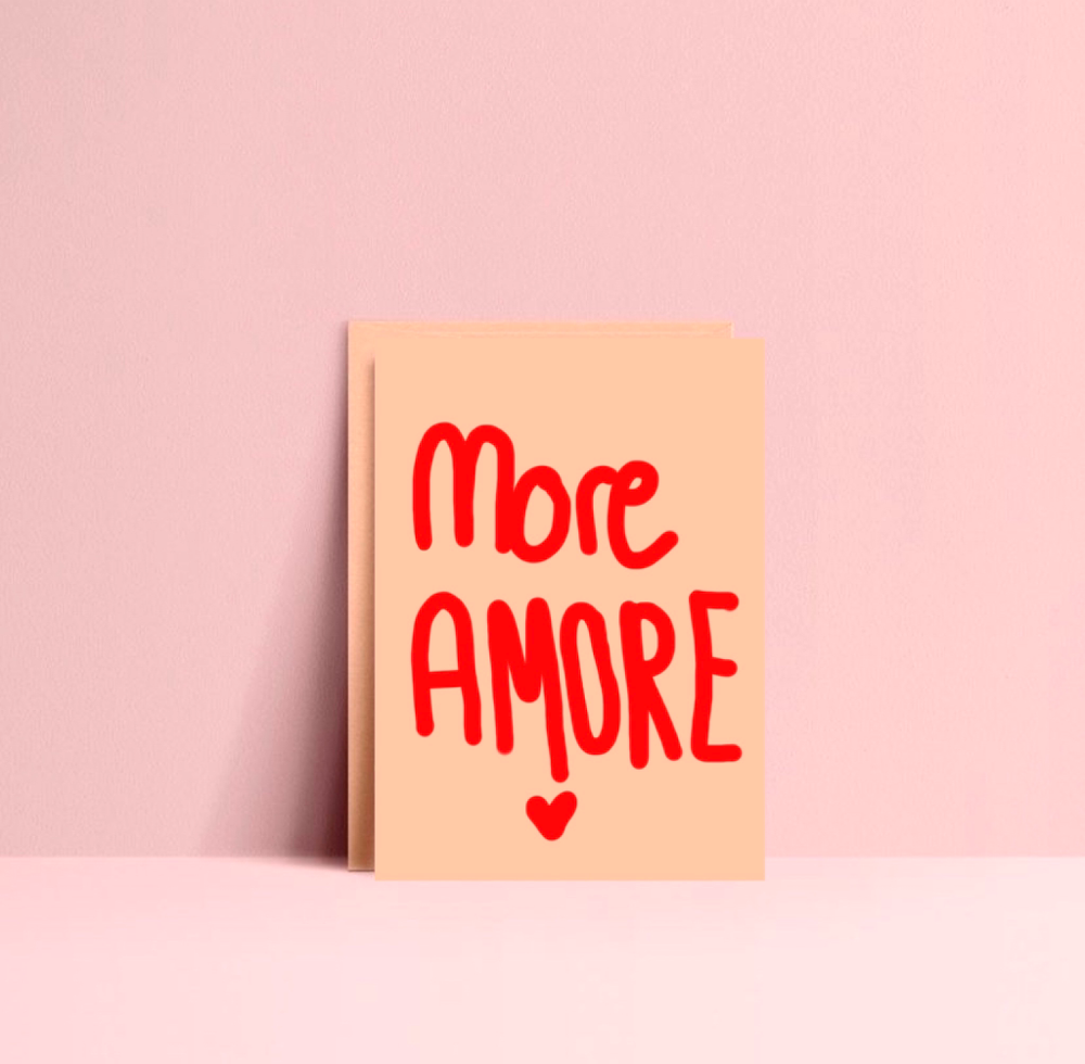 Postkarte "More Amore"