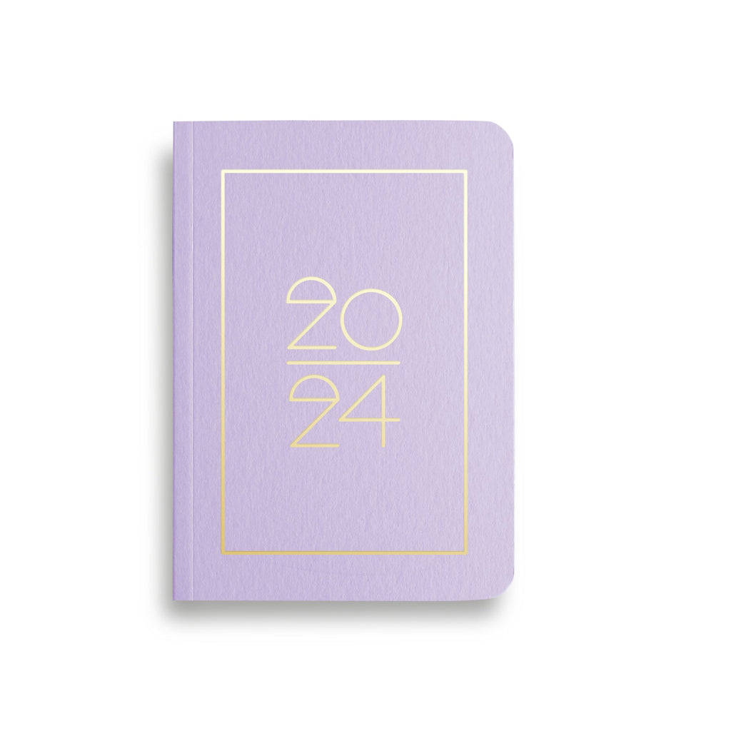 Pocket Kalender 2024 "GEO TYPE" - Lavender