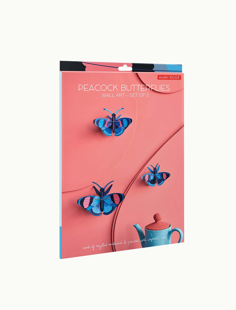 Paper Art "Peacock Butterflies" 3er Set