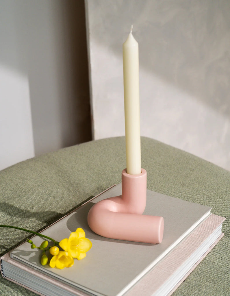 Kerzenhalter "Templo" - Lilac