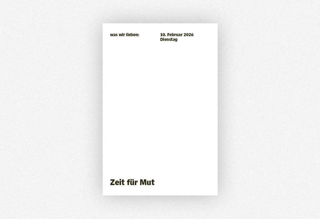 Kalender "Was wir Lieben 2026"