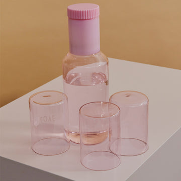 Glass Carafe "TUBE" - Rosé