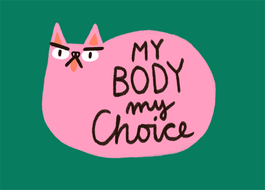 Postkarte "MY BODY"