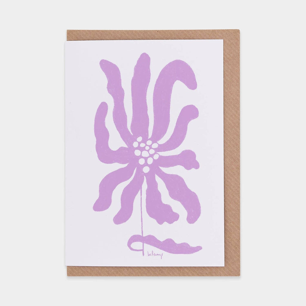 Grußkarte "Electric Lilac"