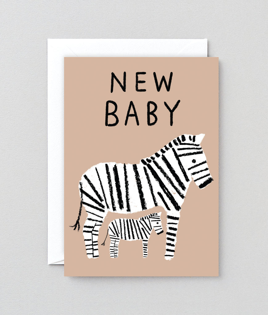 Klappkarte "New Baby Zebras"