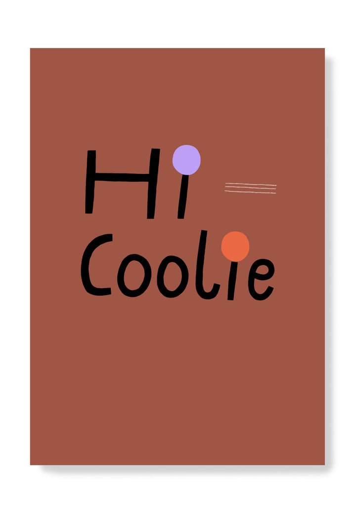 Postkarte "HI COOLIE"