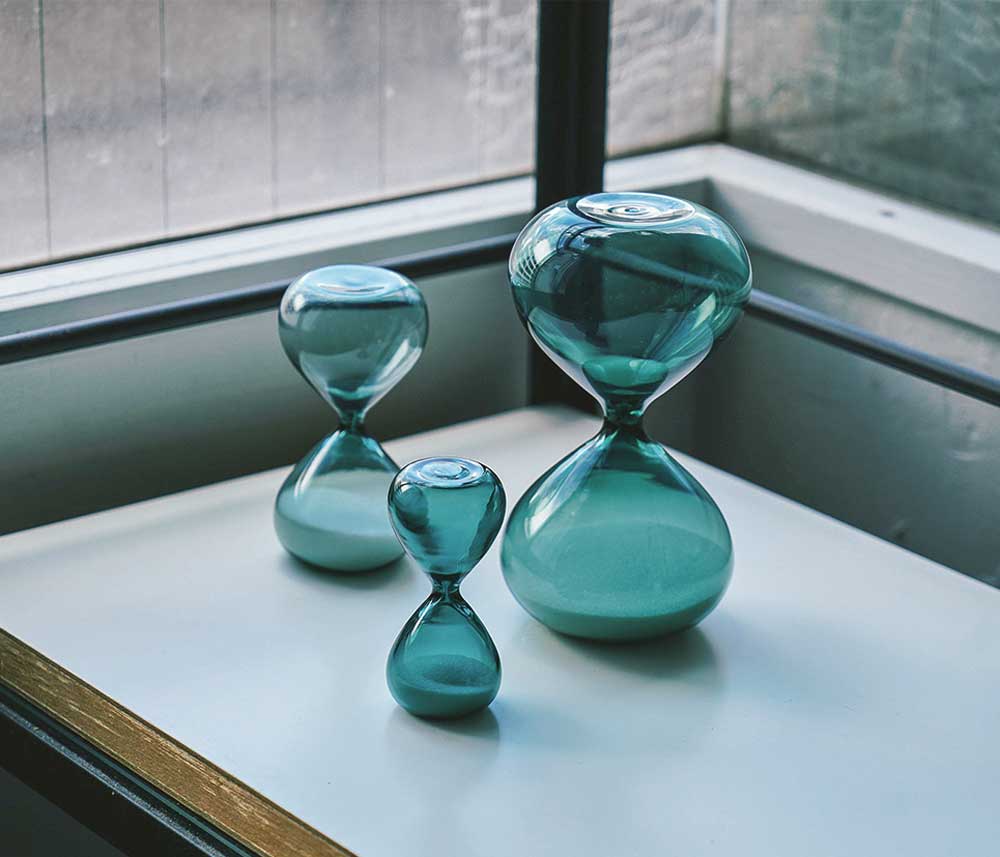 Hourglass - L "TURQUOISE" 15 Minuten