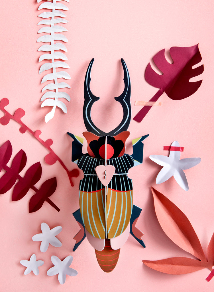 Paper Art "GIANT STAG BEETLE"