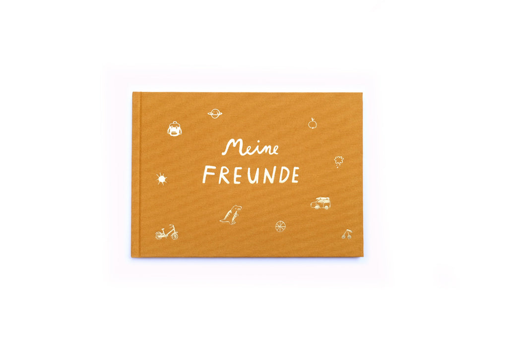 Freundebuch "MEINE FREUNDE" Gelb