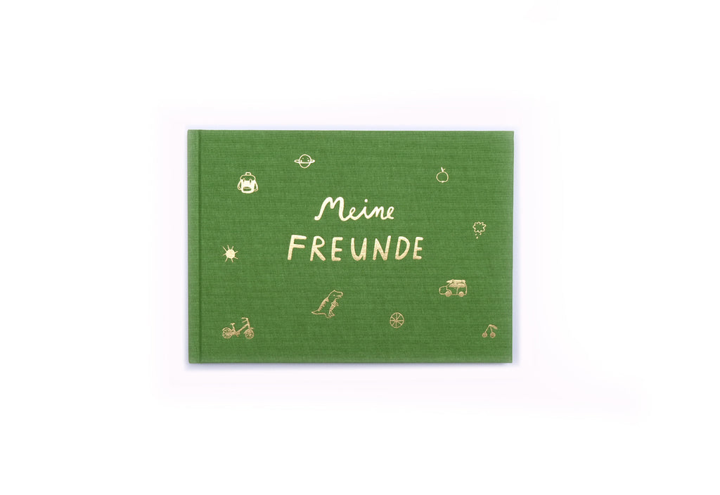 Freundebuch "MEINE FREUNDE" Grün