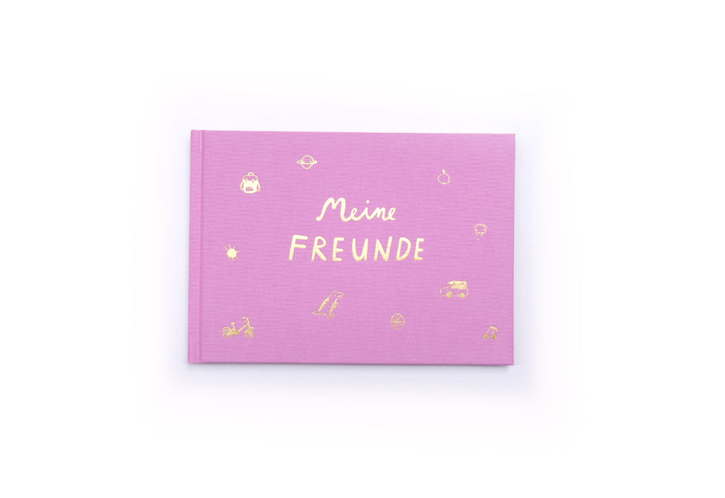 Freundebuch "MEINE FREUNDE" Rosa