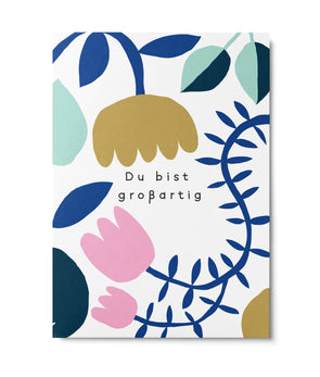 Postkarte "DU BIST GROßARTIG"