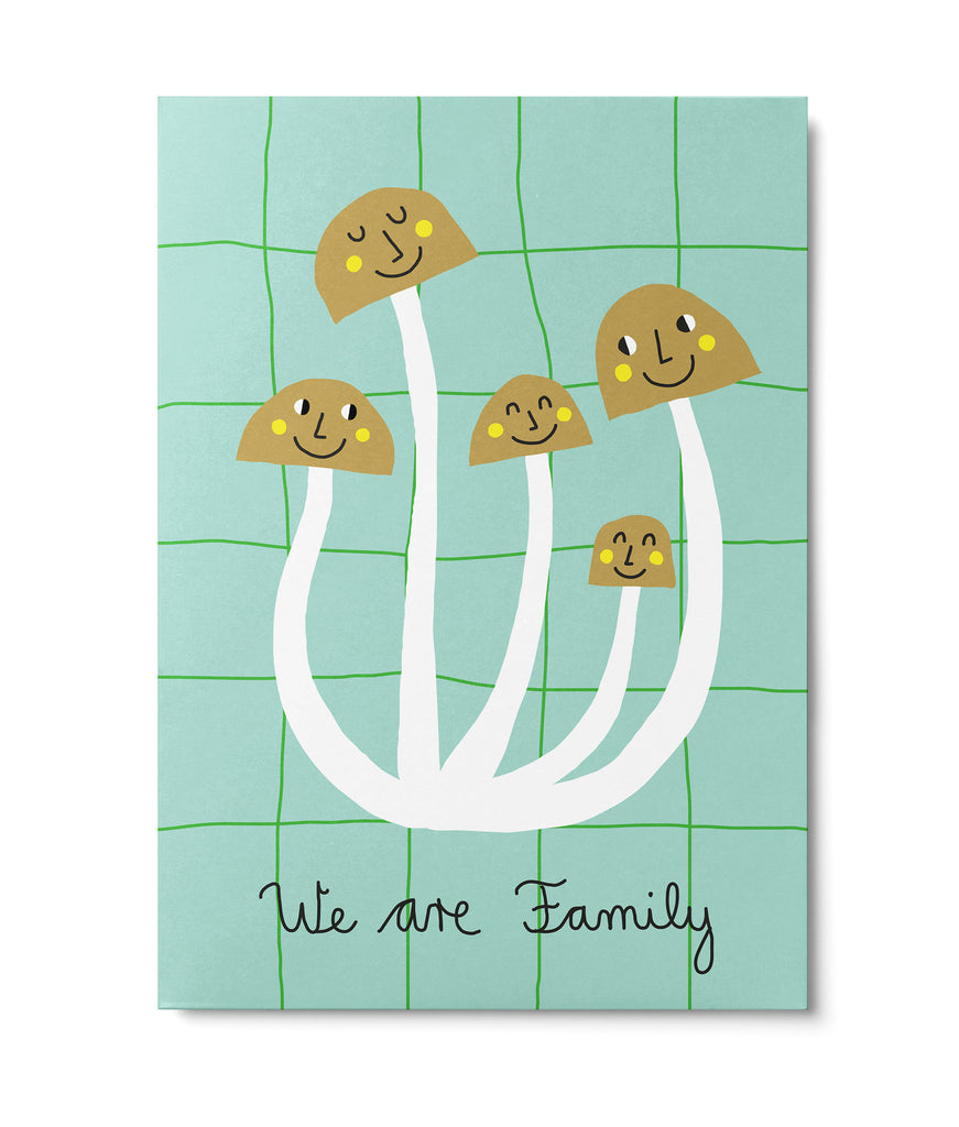 Postkarte "WE ARE FAMILY"