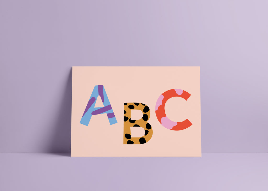 Postkarte "ABC"