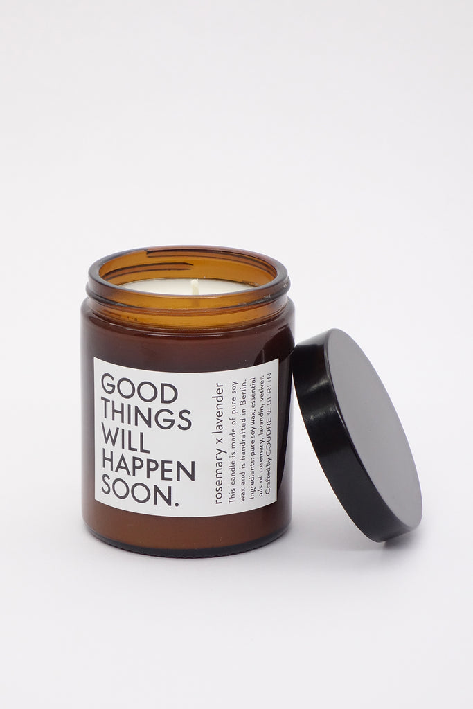 Good things ... Candle rosemary x lavender / ESSENTIALS Scented Candle