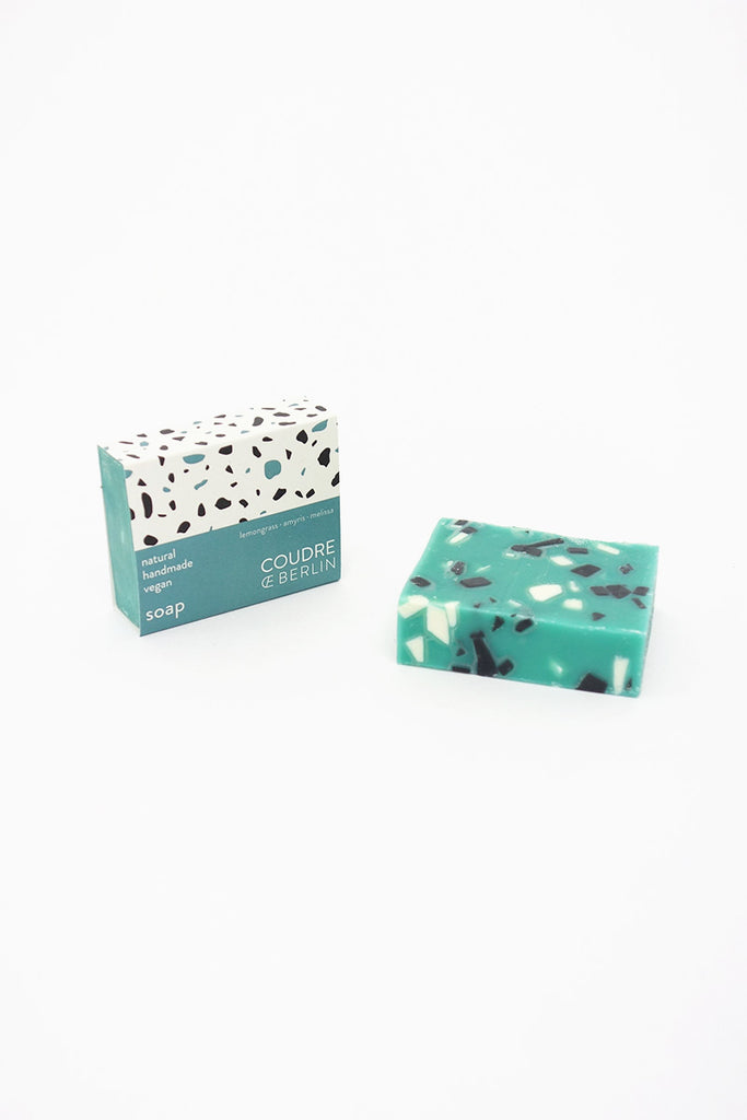 Handcrafted natural soap bar - greenstone is