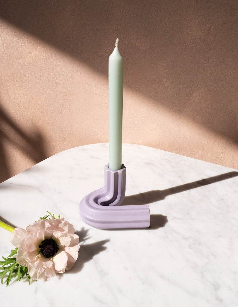 Kerzenhalter "Templo" - Lilac